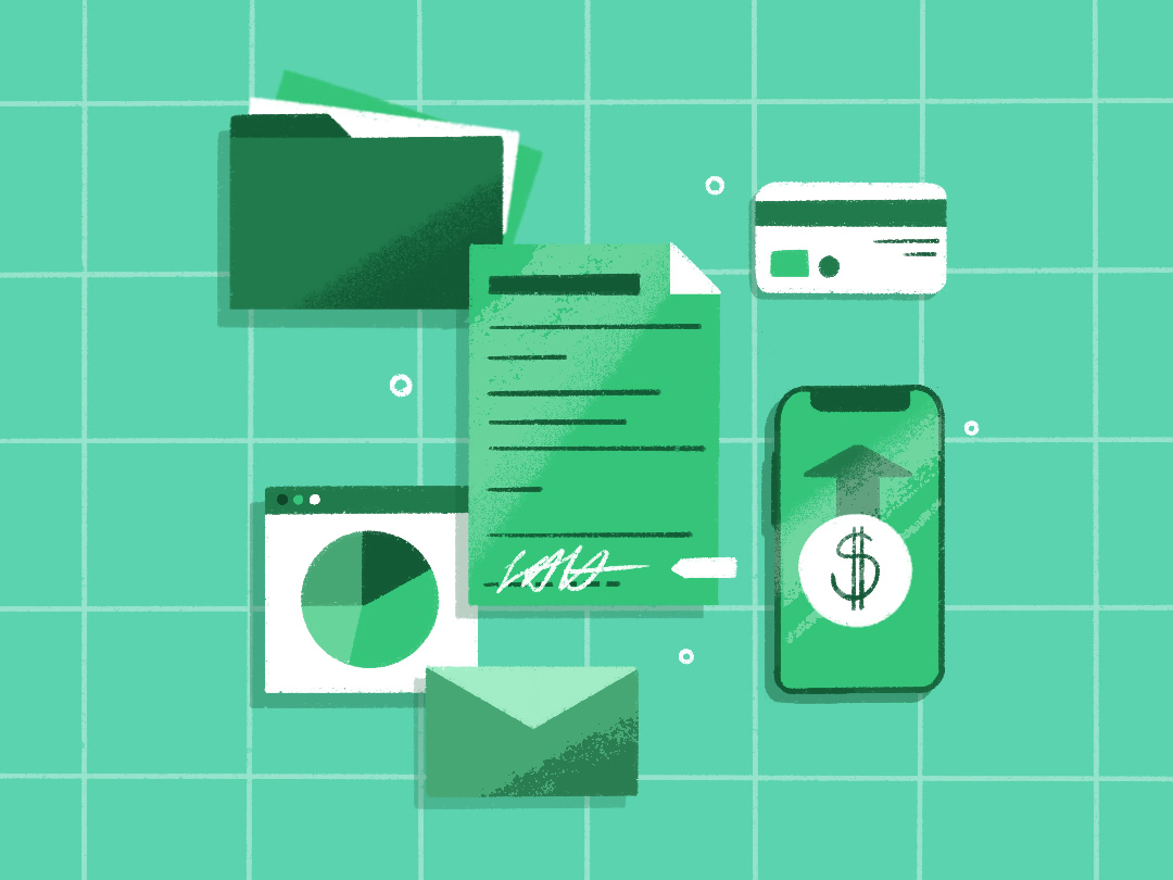 illustration of various financial tools