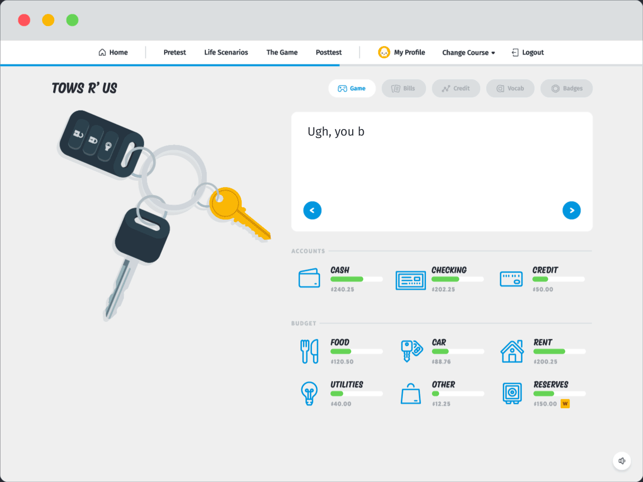 Financial Literacy Software Online Banzai